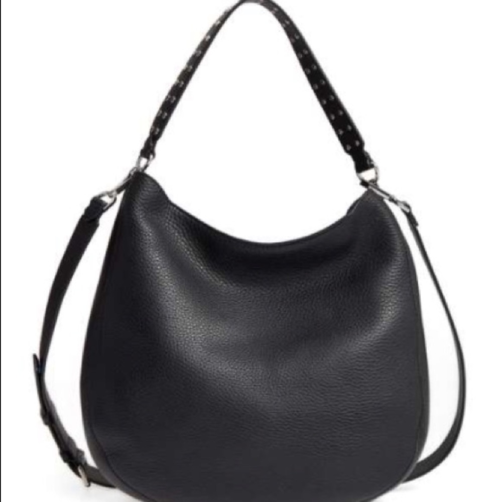 Rebecca Minkoff Black Leather Convertible Hobo